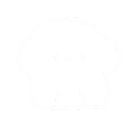 howcloudsform dog kawaii tired why Sticker