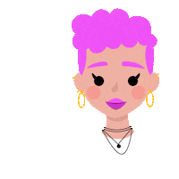 Hair Hello Sticker