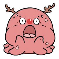 excited surprise Sticker by Aminal Stickers