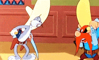 brattle bugs bunny yosemite sam GIF
