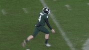 Excited College Football GIF by Michigan State Football