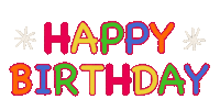 Happy Birthday Celebration Sticker