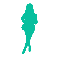 Main Character Silhouette Sticker by Kala Simmons
