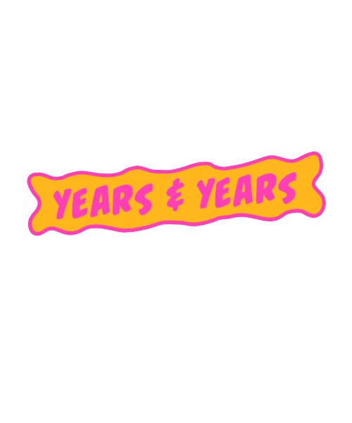 years & years Sticker by LollapaloozaBerlin