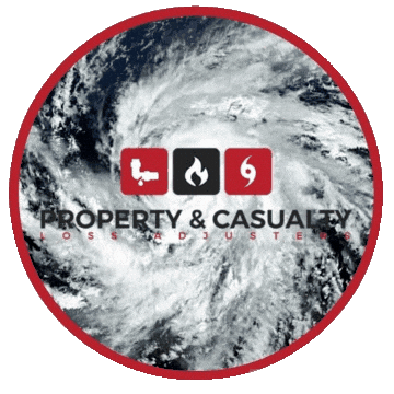 pcladjusters water damage property damage fire damage hurricane season Sticker
