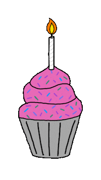 Celebrate Happy Birthday Sticker by Rhonda