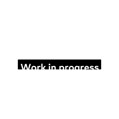 Work In Progress Wip Sticker by CLOU architects