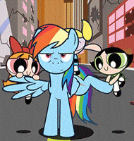 Rainbow Dash Bubbles GIF