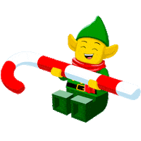 Holiday Eating Sticker by LEGO