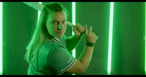 Ball Swing GIF by Marshall University Athletics