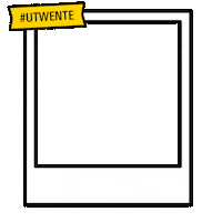 Tag Frame Sticker by University of Twente