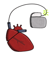 loismedical lois icd defib loismedical Sticker
