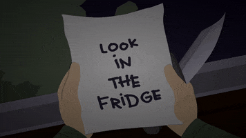 knife message GIF by South Park 
