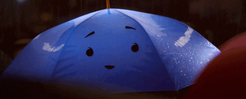 blue umbrella love GIF by Disney Pixar