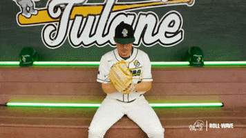 College Baseball Kyle GIF by GreenWave