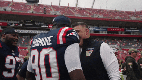 Mike Vrabel Smile GIF by New England Patriots
