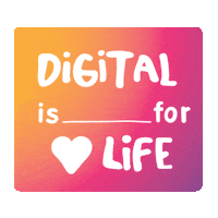 DigitalforLifeSG heart life digital explore Sticker