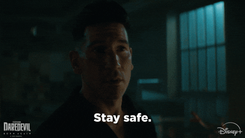 Stay Safe The Punisher GIF by Marvel Studios