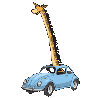 Happy Illustration Sticker