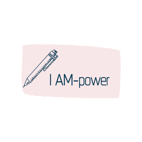 Copywriter Sticker by iampower.nl