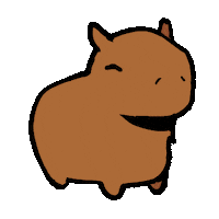 Capybara Sticker