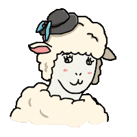 Sheep ひつじ Sticker