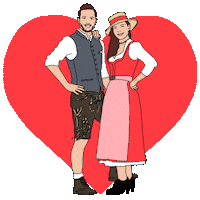 Bayern Love Sticker by Waltermedia