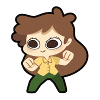 Beat Up Little Things Sticker by ThinkBIT