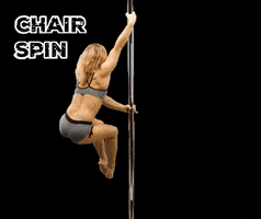 PoleDanceOnline poledance pole dance chair spin pole dance online GIF