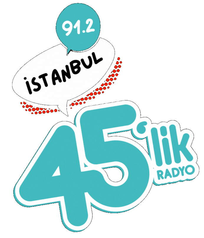 Radio Istanbul Sticker by Radyo 45lik - Türkiye'nin Nostaljik Radyosu
