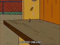 Season 8 Money GIF by The Simpsons