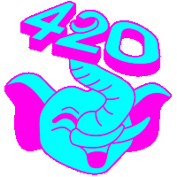 fun smoke Sticker by Yaki Man