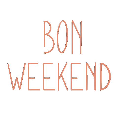 Bon Weekend Sticker
