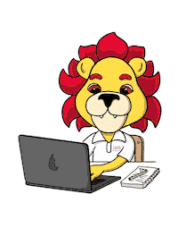 Laptop Lions Sticker by Liceo de Monterrey