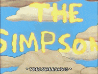 homer simpson car GIF