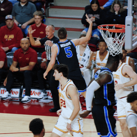 Byu Basketball Celebration GIF by BYU Cougars