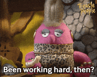 Working Hard Stop Motion GIF by Fire Mountain Productions