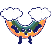 solhirs rainbow sh hirs solhirs Sticker