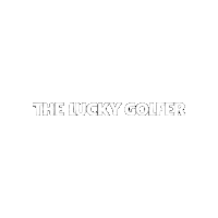 theluckygolfer golf golfer theluckygolfe Sticker