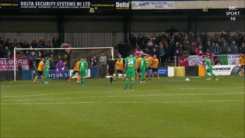 Goal Free Kick GIF by Cliftonville Football Club