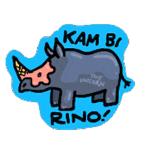 Pink Unicorn Sticker