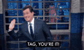 Cbs Tag GIF by The Late Show With Stephen Colbert