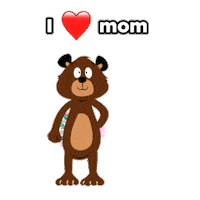 AQUACarpaticaGr bear mom mothers day bears Sticker