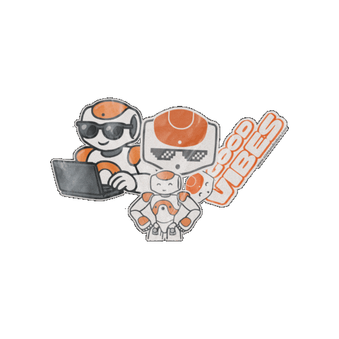 SizesAndColors giphygifmaker robot sistema sizes Sticker