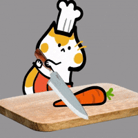 Cat Cooking GIF by Poku Meow