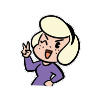 Magic Wink Sticker