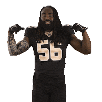 Nfl Football Sticker by New Orleans Saints
