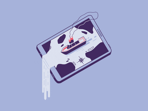 internet phone GIF by Fausto Montanari