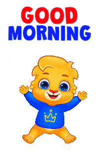 Good Morning Sticker by Lucas and Friends by RV AppStudios