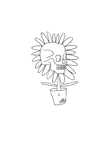 jessicabadofsky giphyupload flower dead death Sticker